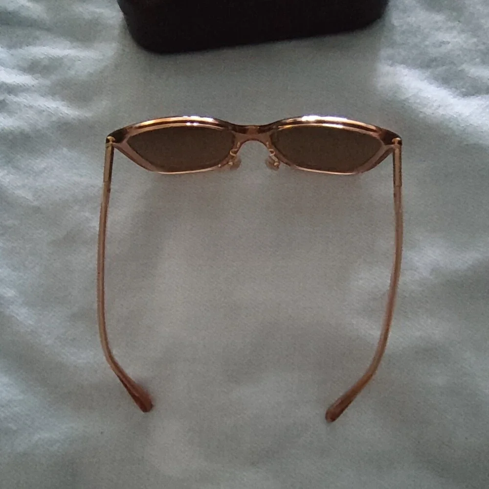 Coach HC 816 Women Square Oversized Sunglasses Brown Frame Brown Gradient UV400